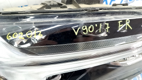 Фара передня права у зборі Volvo V90 17-18 usa T5, T6 LED code: JB0B, пісок