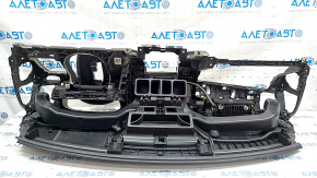Торпедо передняя панель с AIRBAG Volvo V90 17-22 usa черная без проекции