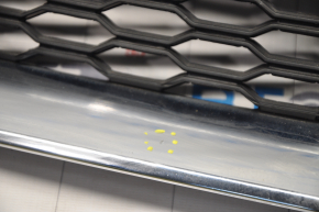 Решетка радиатора grill Dodge Journey 11- хром с эмблемой, тычки на хроме