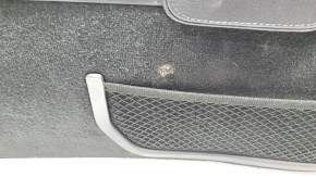 Консоль центральная подлокотник и подстаканники Volvo V90 17-22 usa кожа черная, под чистку