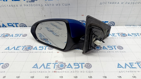 Зеркало боковое левое Hyundai Elantra AD 17-20 7 пинов, подогрев, BSM, синее, царапины