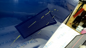 Дверь голая задняя левая Hyundai Elantra AD 17-20 синий US2, вмятины, тычка