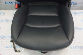 Водійське сидіння Tesla Model 3 18- шкіра чорна, без airbag, електро, підігрів з натягувачем, не працюють моторчики, іржа