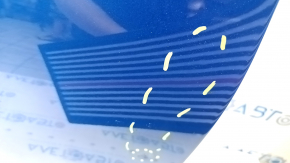 Дверь голая передняя правая Hyundai Elantra AD 17-20 синий US2, вмятины, тычка