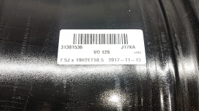 Колісний диск R19 x 7,5J Volvo V90 17-22 usa матовий чорний, бордюрка
