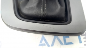 Ручка АКПП з накладкою шифтера Hyundai Elantra AD 17-20 гума, подряпини на накладці, потертості на гумі