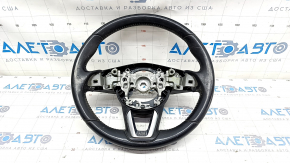 Руль голый Mazda 6 13-21 кожа черн, серая вставка, потерт, под перешив, под химчистку