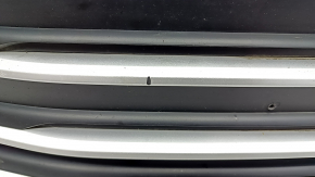 Решетка радиатора grill Hyundai Elantra AD 17-18 дорест, матовый хром, с эмблемой, царапины, песок, не заводские отверстия