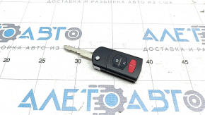 Ключ Mazda 6 13-21 3 кнопки, розкладний, потертий