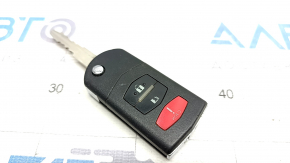 Ключ Mazda 6 13-21 3 кнопки, розкладний, потертий