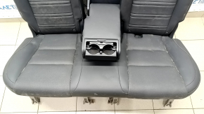 Задний ряд сидений 2 ряд Lexus NX200t NX300h 15-17 кожа, черное, Base, под чистку, примята кожа