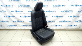 Пассажирское сидение Lexus NX200t NX300h 15-17 с airbag, электро, подогрев, вентиляция, кожа черная, Base, под чистку, царапины, примята кожа