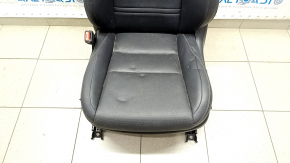 Сидіння водія Lexus NX200t NX300h 15-17 з airbag, електро, підігрів, вентиляція, шкіра чорна, Base, під чистку, прим'ята шкіра