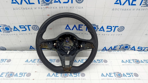 Руль голый Alfa Romeo Stelvio 18 кожа черная, под химчистку, царапины