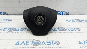 Подушка безопасности airbag в руль водительская VW Tiguan 11-17 тип 3, черная, царапины