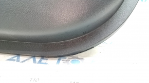 Обшивка дверей картка передня права Honda Clarity 18-21 usa чорна, вставка шкіра, потерта