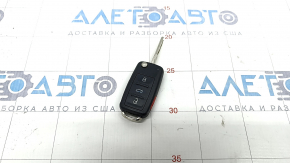 Ключ VW Tiguan 12-17 4 кнопки, розкладний, тичка, потерт
