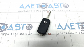 Ключ VW Tiguan 12-17 4 кнопки, раскладной, тычка, потерт