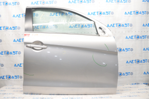 Двері в зборі передня права Mitsubishi Outlander Sport ASX 10- срібло U04, keyless, тичка