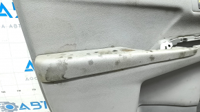Обшивка двери карточка передняя левая Toyota Camry v55 15-17 usa серая, под чистку, царапины