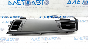 Накладка передней панели с дефлекторами воздуховода Kia Niro 17-19 обрамление графит, сломано крепление, надломаны крепления накладки