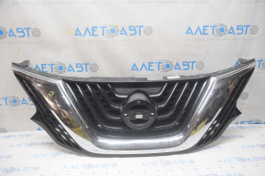 Решетка радиатора grill Nissan Murano z52 15-18 дорест без эмблемы, песок, царапина