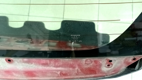 Двері багажника голі зі склом Toyota Prius 30 10-15 червоний 3R3, з двома стеклами, прим'яті