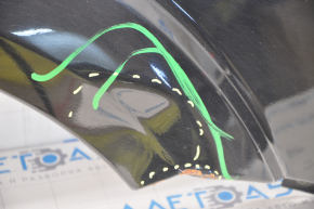 Крыло переднее правое Dodge Journey 11- черный PXR, царапины, тычка, вмятина, ржавчина