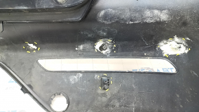 Бампер задний голый Kia Niro 17-19 HEV, PHEV без парктроников, синий C3U, сломаны крепления отражателей