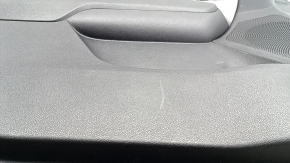 Обшивка дверей картка передня ліва Kia Niro 17-22 HEV, PHEV чорна, сіра матова вставка, потертості, під хімчистку