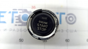 Кнопка start-stop Kia Niro 17-22 HEV, PHEV полез хром