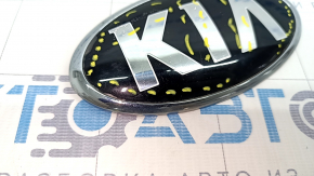 Емблема значок KIA передній бампер Kia Niro 17-22 повітря по краю, подряпини