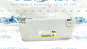 Козырек правый Honda Civic X FC 16-21 4d серый, без крючка, с подсветкой, под химчистку