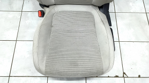 Водительское сидение Honda Insight 19-22 без airbag, механическое, тряпка, серое, под химчистку