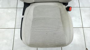 Пассажирское сидение Honda Insight 19-22 без airbag, механическое, тряпка, серое, под химчистку