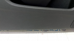Обшивка дверей картка передня ліва Honda Insight 19-22 чорна, сіра вставка, підлокітник ганчірка, подряпини, під чищення