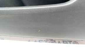 Обшивка двери карточка передняя правая Honda Civic X FC 16-21 4d тряпка черная с черной вставкой, под химчистку