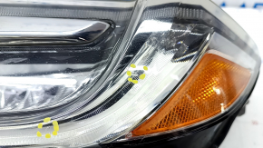 Фара передня ліва в зборі Honda Insight 19-22 LED пісок, тички