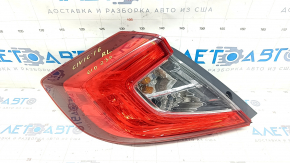 Ліхтар зовнішній крило лівий Honda Civic X FC 16-4d, подряпини