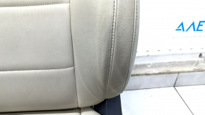 Водительское сидение Infiniti QX50 19- с airbag, электро, подогрев, кожа бежевая, потерто, царапины на спинке, под чистку