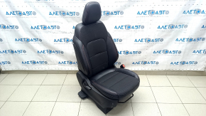 Пасажирське сидіння Ford Escape MK4 23- з airbag, механічне, комбіноване шкіра+ганчірка, чорне з червоним рядком