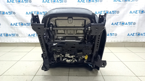Водительское сидение Ford Escape MK4 23- с airbag, электрическое, комбинированное кожа+тряпка, черное с красной строчкой