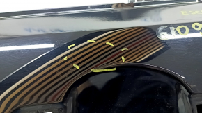 Двері голі задні ліві Ford Escape MK3 13- чорний G1, тички