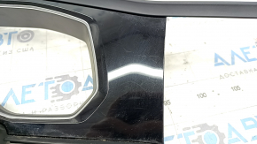 Накладка передньої панелі обрамлення щитка приладів VW Jetta 19- чорний глянець, з дефлектором, подряпини