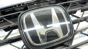 Грати радіатора grill Honda Accord 23- в зборі, з емблемою, пісок
