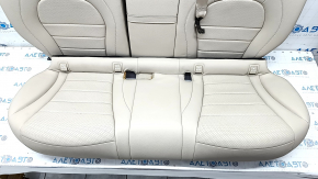 Задній ряд сидінь 2 ряд Mercedes GLC 16-22 бежева шкіра, під чищення, іржавий каркас