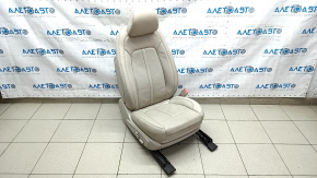 Пасажирське сидіння Lincoln MKZ 17-20 з airbag, електричне, масаж, підігрів, вентиляція, шкіра бежева