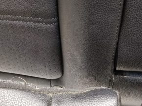 Задний ряд сидений 2 ряд VW Passat b7 12-15 USA кожа черная, без подголовников, примята кожа