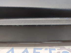 Обшивка двери карточка передняя левая Lexus ES300h ES350 13-18 черн с черн вставкой кожа, подлокотник кожа, молдинг под дерево глянец, под память сидений, царапины