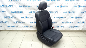 Пасажирське сидіння Mercedes GLS-class X166 13-19 з airbag, електро з пам'яттю, підігрів, чорна шкіра, прим'ята шкіра